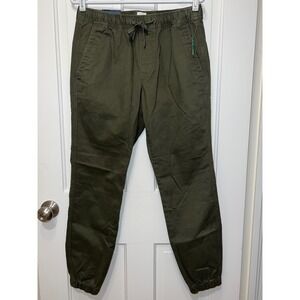 NEW Gap Essential Jogger Mens XS Green GapFlex Elastic Waist Ankle